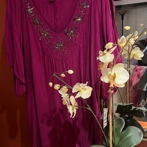 Style&Co 16 Magenta Top